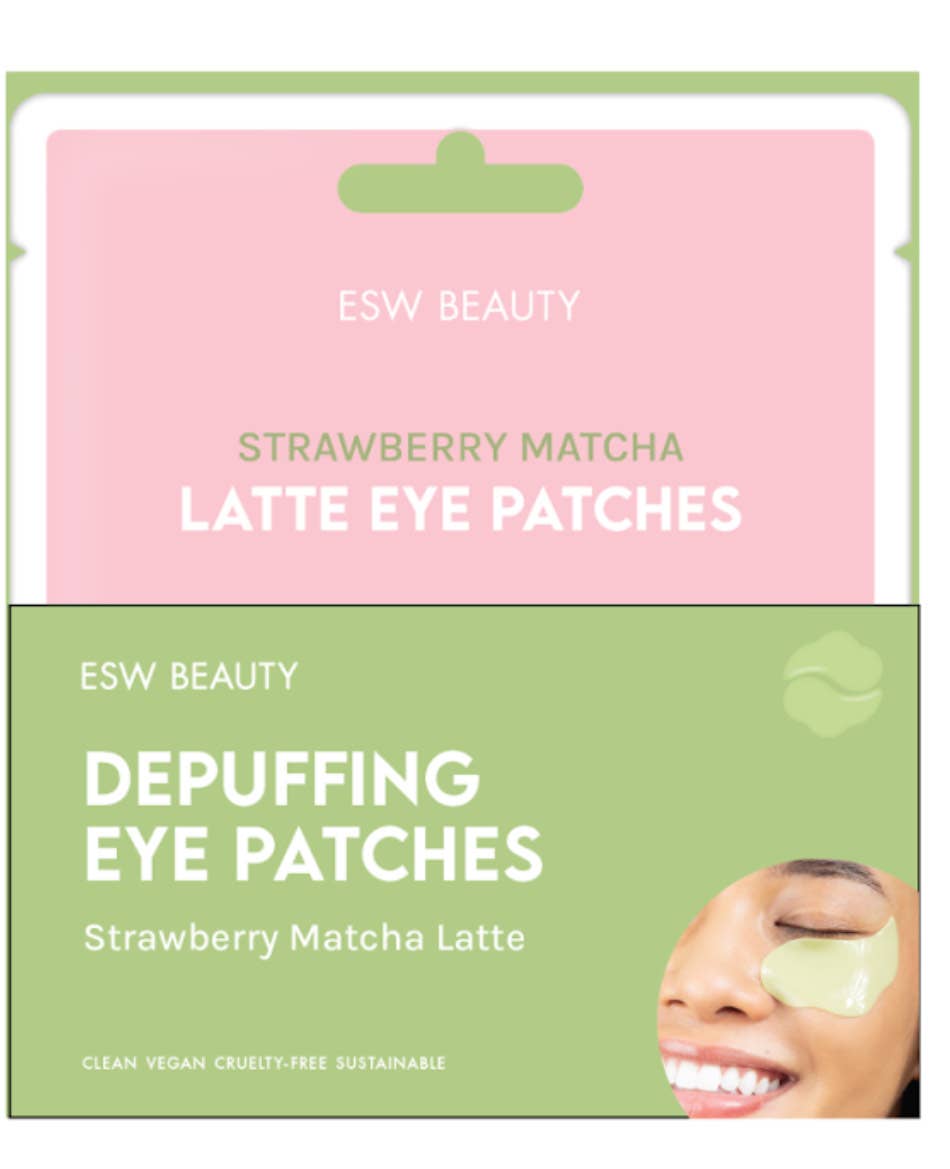 ESW Beauty Strawberry Matcha Latte Depuffing & Hydrating Eye Patches