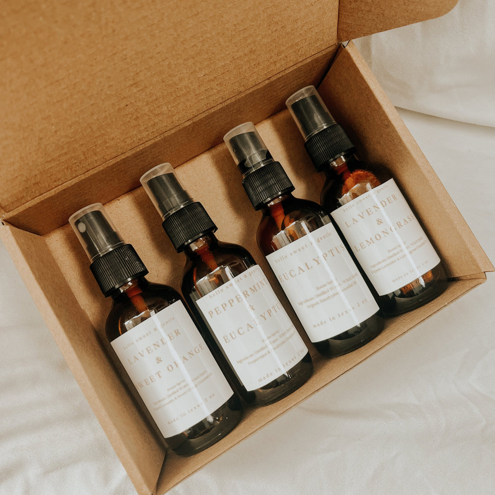 Eco Room Spray | 2 - 4 oz | Vegan, Cruelty-Free, Zero Waste Gift | Non-Toxic Essential Oils | Organic | Biodegradable!!