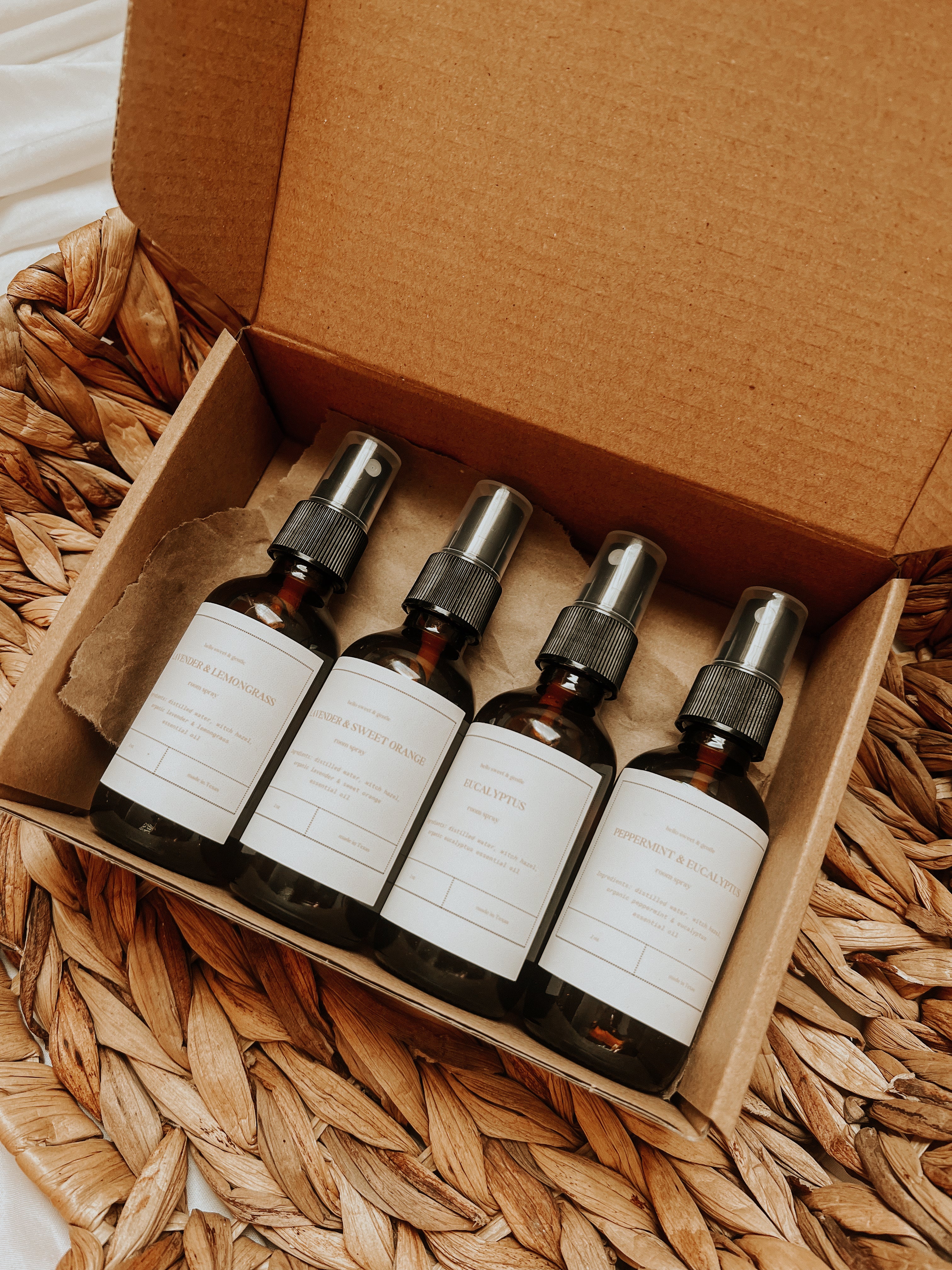 Eco Room Spray | 2 - 4 oz | Vegan, Cruelty-Free, Zero Waste Gift | Non-Toxic Essential Oils | Organic | Biodegradable!!